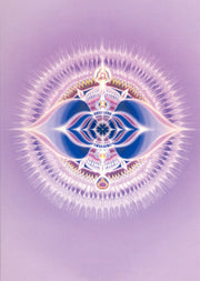Derde oog-chakra mandala