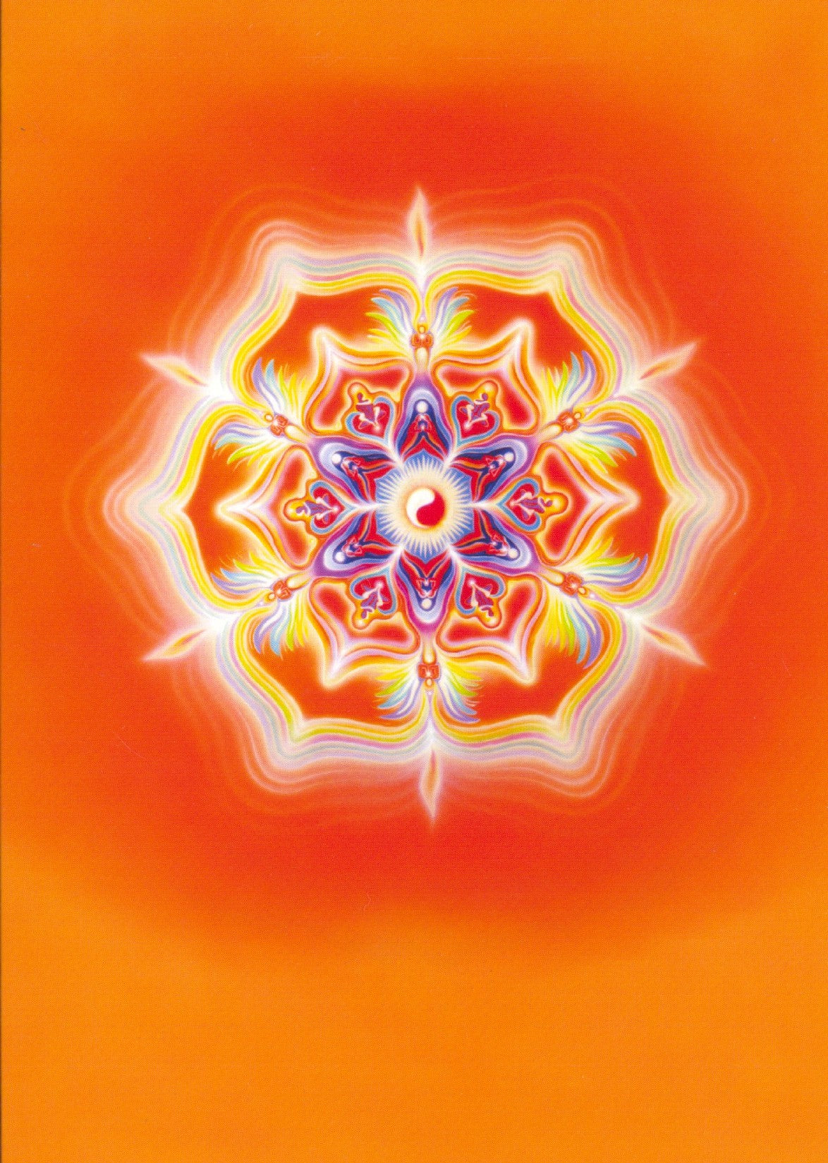 Heiligbeen-chakra mandala