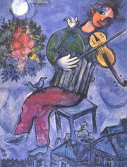 De blauwe violist