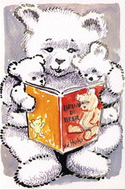 Drie beren lezen Bruun