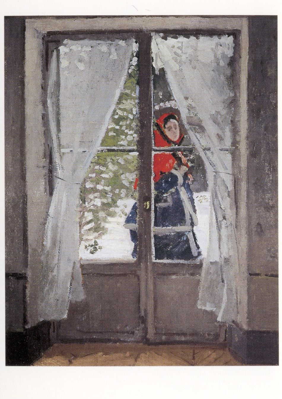 Mevrouw Monet met rode kap