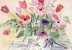 Anemonen en tulpen