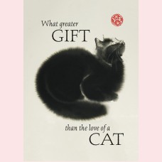 What greater gift than the love of a cat