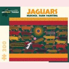 Jaguars - Huichol yarn painting