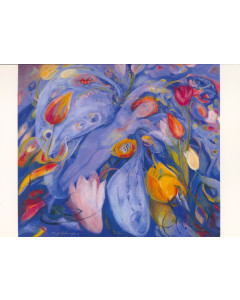 Giclee Want to be a blue butterfly