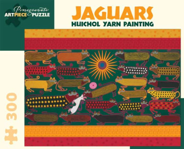 Jaguars - Huichol yarn painting