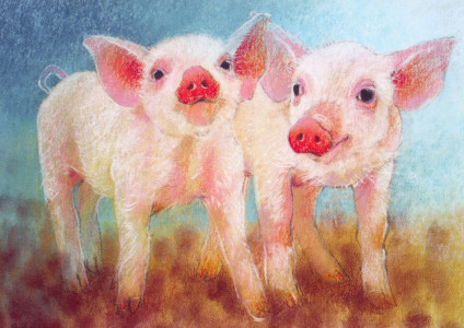 Tierfreunde 6-Zwei Ferkel