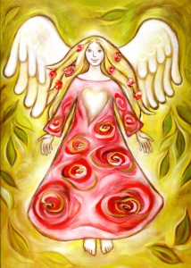 Liebesengel - Klappkarte