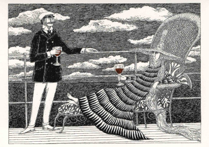 Illustration from The Blue Aspic II