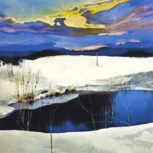 Spring-winter landscape 6