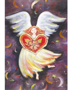 Herzengel - Postkarte
