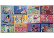 Set DM-12 Tierkreis Postkarten