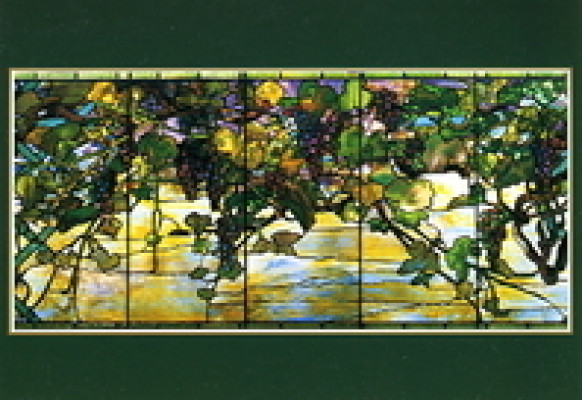 Grape arbor window - Tiffany