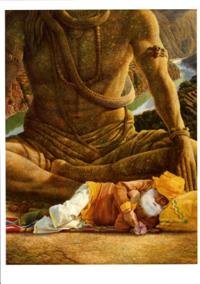 Sleeping at the feet of the eternal