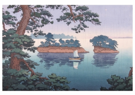 Spring rain at Matsushima