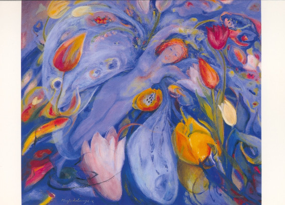 Giclee Want to be a blue butterfly