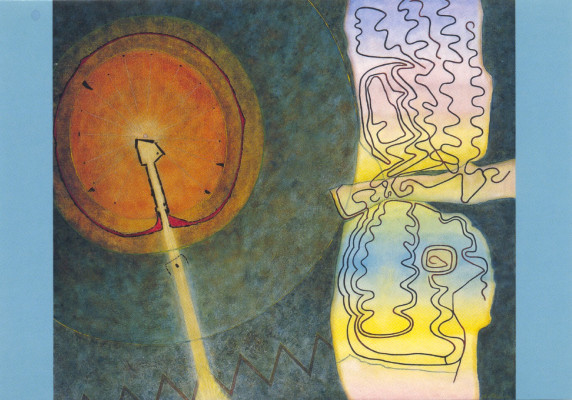 Bryn Celli Ddu, megalitische heilige Grabhügelkammer und shamanistische Labyrinthmuster