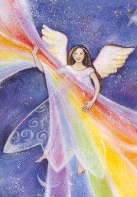 Angel of the rainbow