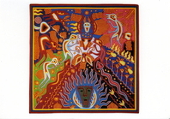 The symbol of the first burning of the fire in the second world