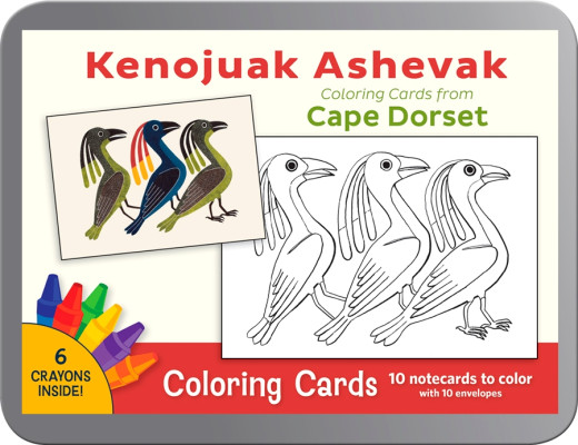 Coloring cards from Cape Dorset