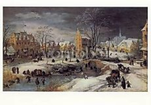 Dorf im Winter
