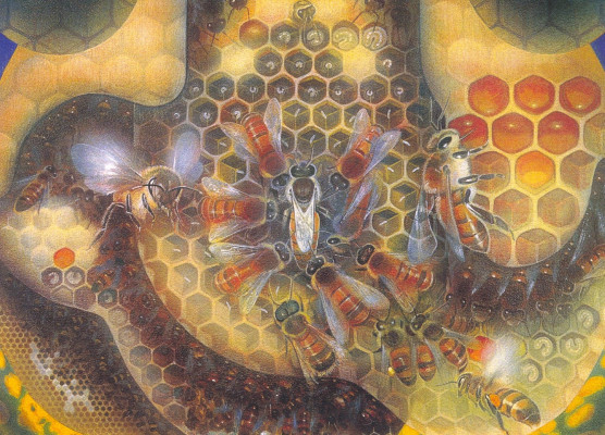 Das Leben der Bienen III (detail)
