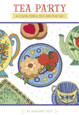 Tea party - A color, punch out and play set