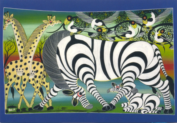 Grosses Zebra