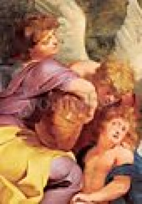 Drei musizerende Engel (detail)