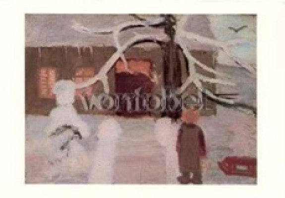 Boy in the snow