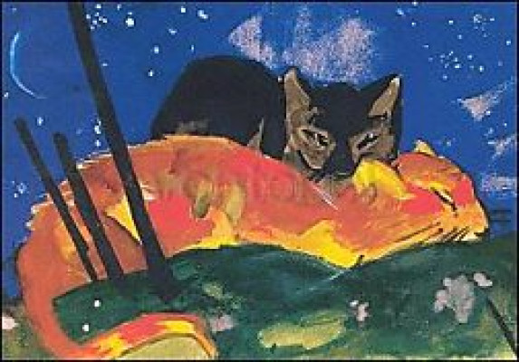 Zwei Katzen