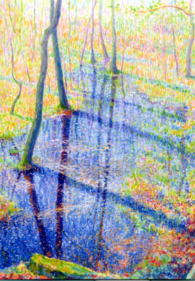 Quellwald III, Spiegelung
