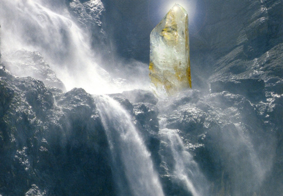 Crystal fall