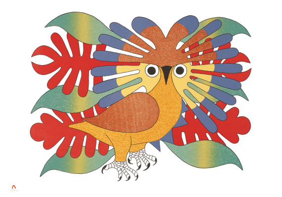 Sun owl and foliage