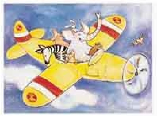 The yellow plane
