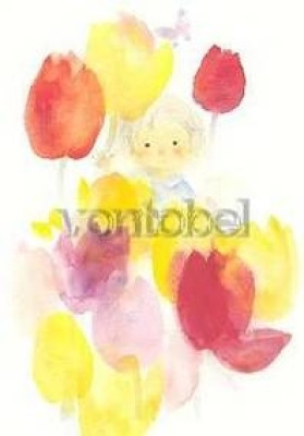 Tulpen und Kind