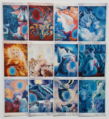 Set BR-12 Tierkreiskarten