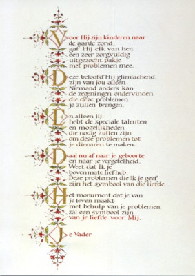 Voor Hij Zijn kinderen... (Poster)