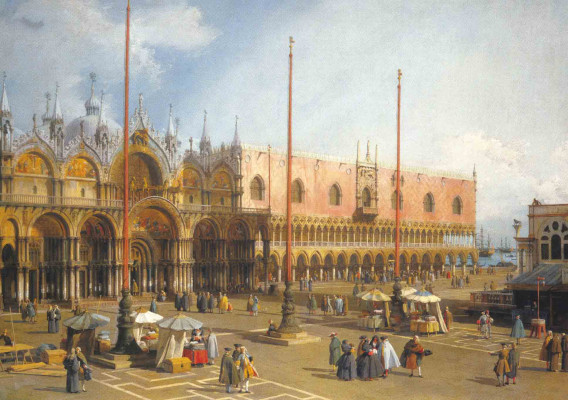 The square of Saint Mark's, Venice - Canaletto