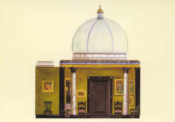 Design for the elevation of a wall of the picture gallery - George Aitchison