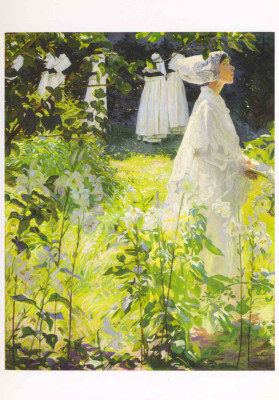 A convent Garden, Brittany - William Leech