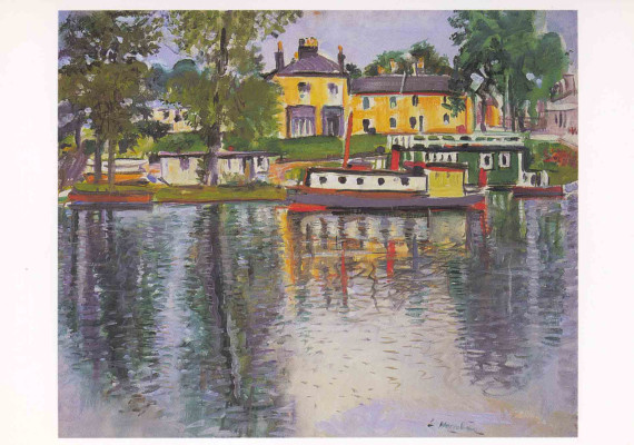 Reflections, Balloch - George Leslie Hunter