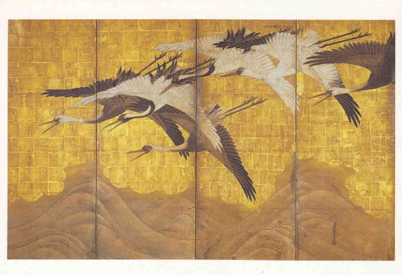 Japanese cranes (set)
