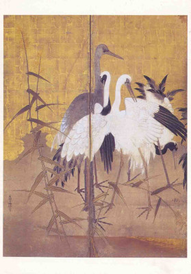Japanese cranes (set)