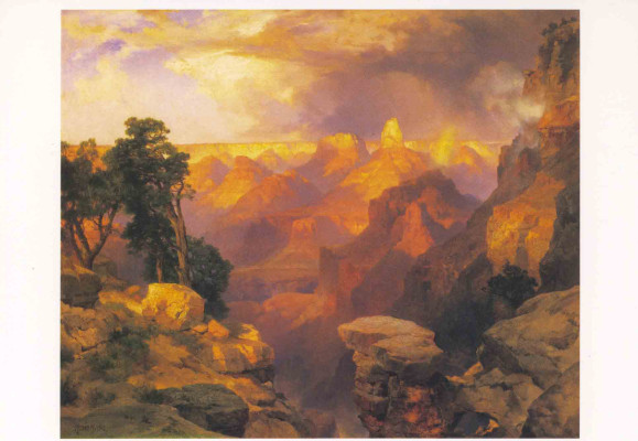 Grand Canyon with Rainbow - Thomas Moran