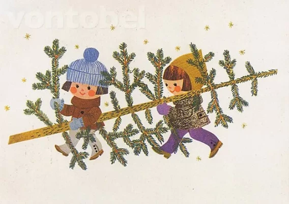 Besorgung des Weihnachtsbaumes