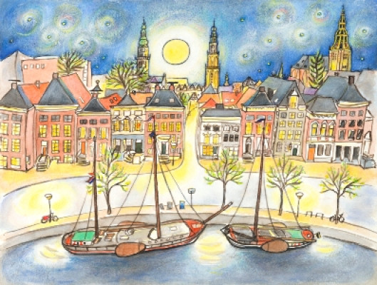 Mondlicht über Groningen