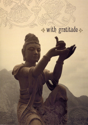 With gratitude