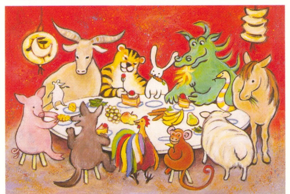 Chinese zodiac at the table