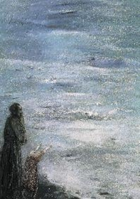 The rising water